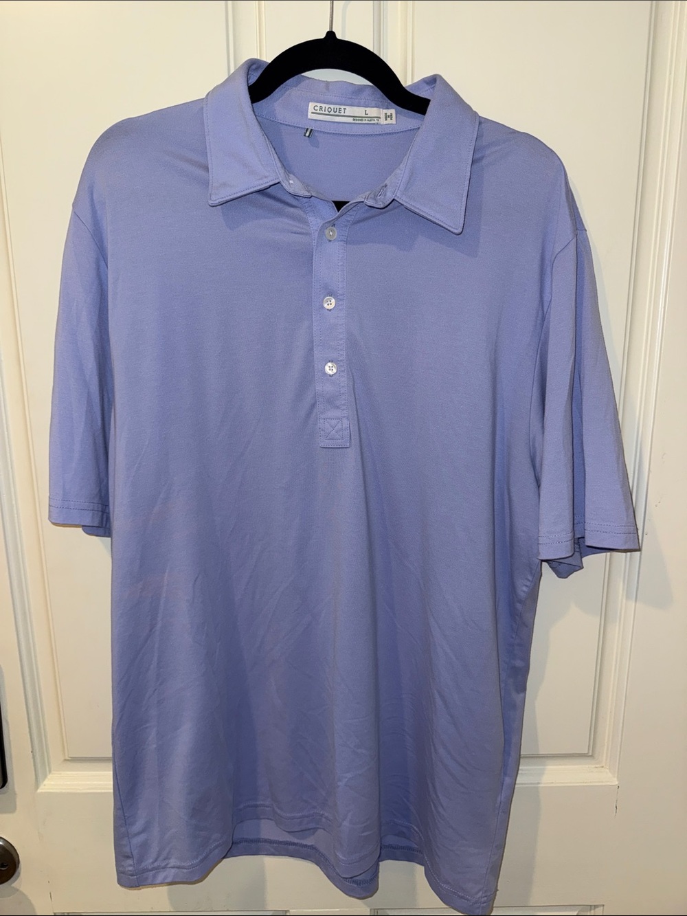 Criquet Men's Light Lavender Polo